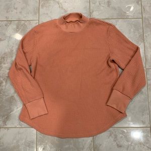 NWOT Madewell Thermal Waffle Knit Oversize Sweater